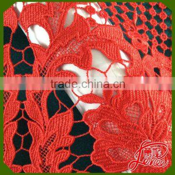 WHOLESALE COLORFUL AND SOFT WATER SOUBLE EMBROIDERY FABRIC