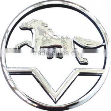 3D embossed plastic nameplate
