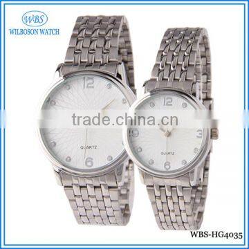 Custom Couple Watch For Wedding Gifts Stainless Steel Band