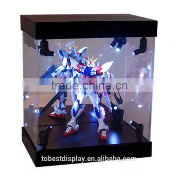 excellent counter top led illuminated acrylic display case,acrylic toy display case