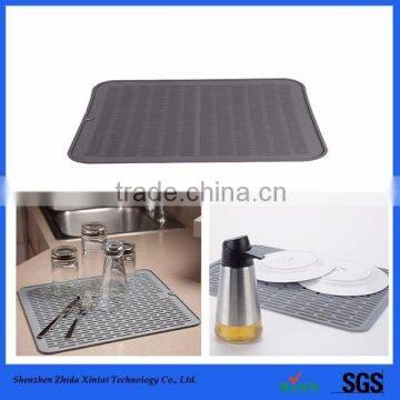 Hot sell on Amazon Kitchenware silicone dish drying mat