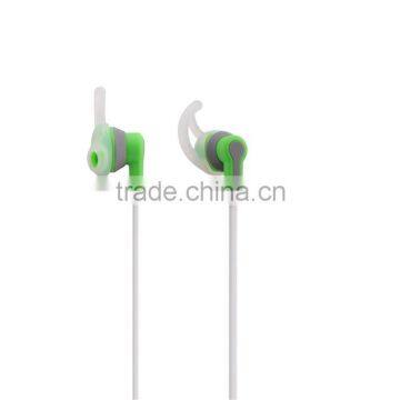 Chinese wholesale mini mobile phone earphone /sports earbuds with flat cable