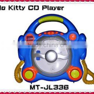 New Hello Kitty kids portable CD Player with speaker