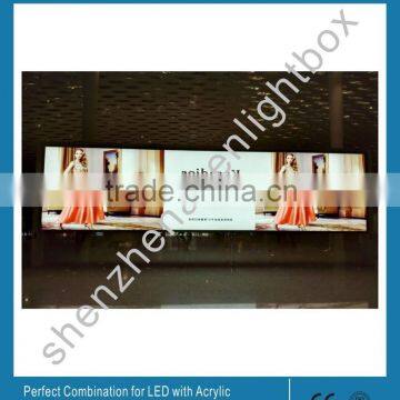 New aluminum frameless advertising display LED light box