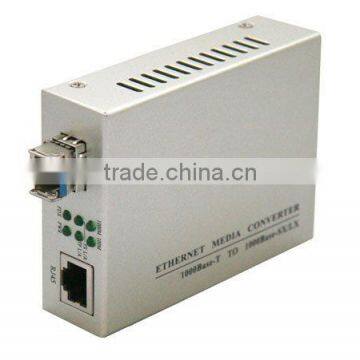 external switching power 1000m sfp fiber optical media converter with ieee8023 standard