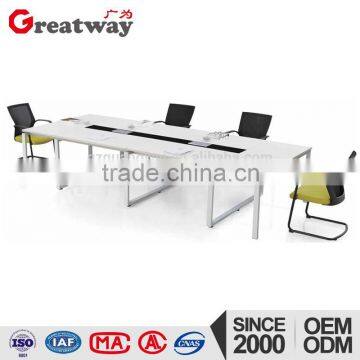 Fix 8 to 10 people metal frame office meeting table