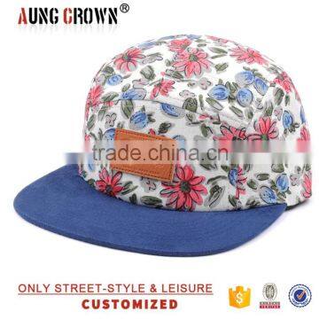 cap adjustable snapback unisex,print snapback hats and caps,floral sports cap