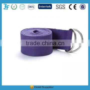 custom cotton yoga belts/straps with high quality