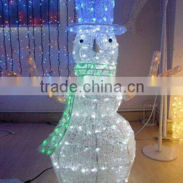 2014 Home Decor Light Up Christmas Snowman Led Motif Light