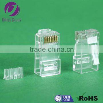 two piece RJ45 cat6 network connector