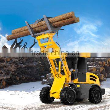 1t mini wheel loader with joystick and quick change