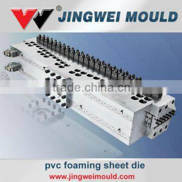 PVC crust foam die for foam board sheet machinery line