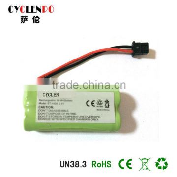 From China suppier battery ni mh battery pack 1600mah 2.4v aa nickel metal hydride rechargeable battery