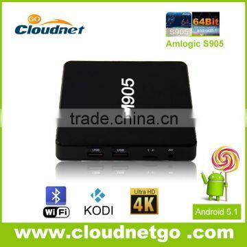 Factory Wholesale Amlogic S905 Quad Core 4K 3D Android5.1 Full HD 1080P Android TV Box Update photo-3