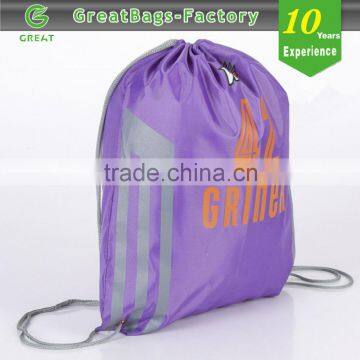 Lead Free Practical Recyclable Drawstring Bag/high quality drawstring backpack