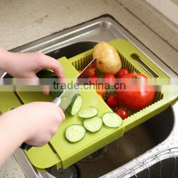 New Kitchen sink cutting boards wash cut / drain basket chopping block