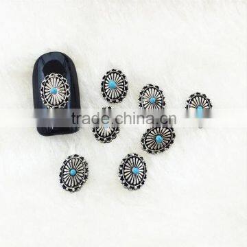2016 Popular Bohemian Style Nail Art 3D Alloy Metal Decoration Charms