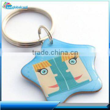 2015 High Quality Custom Shape Round RFID Tag Epoxy Card
