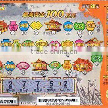 200g Thermal Paper Scratch Tickets Card Printing Quality Choice photo-2