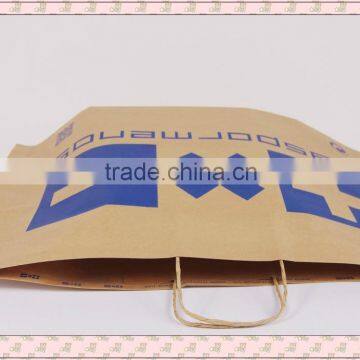 Brown Kraft Paper Bags New Easy Bags Flexo Printing With Oil Polish for Sports photo-2