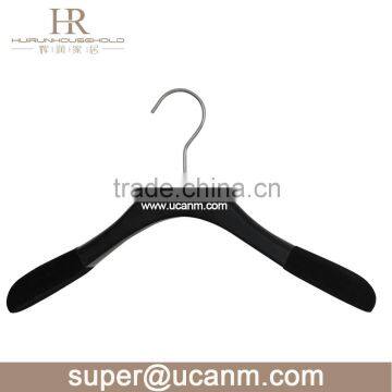 HRW-85R0B Black clothing coat wood hanger