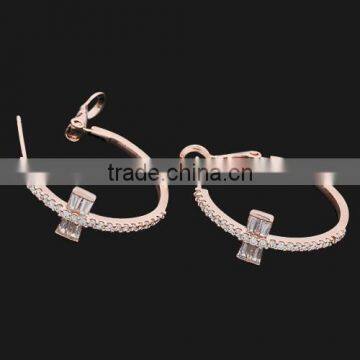Golden Manufacturer Girls Hoop Earring Diamond Earring photo-4