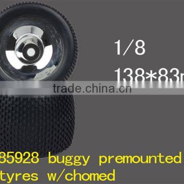 rc car buggy tyre for car 1/8 size 138*83mm