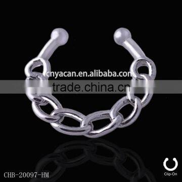 Wholeale Body Jewelry Septum Piercing Gold Plated Chains Dangle Septum Jewelry photo-3