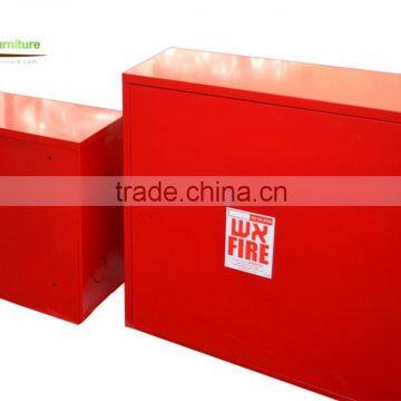 Metal fire hose cabinet