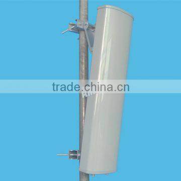 Antenna Manufacturer 2400-2500MHz(2.4GHz) 2x14dBi 90 Degree Spatial Diversity/X-Pol Sector Panel Wifi Antenna Long Range