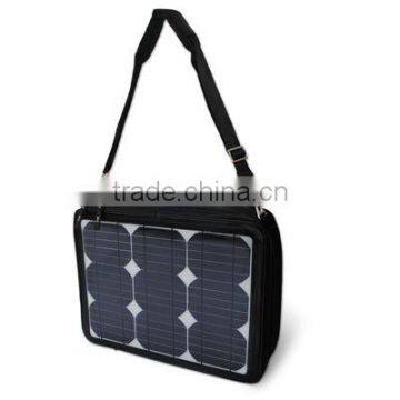 Limited discount quality goods mobile power 35 watts solar bag computer bag notebook charger batteries X-S06