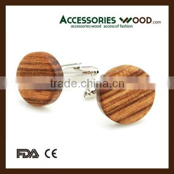 wholesale classical fashion men cufflinks wood