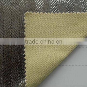 fire retardant and heat resistant coated para aramid aluminum fabric