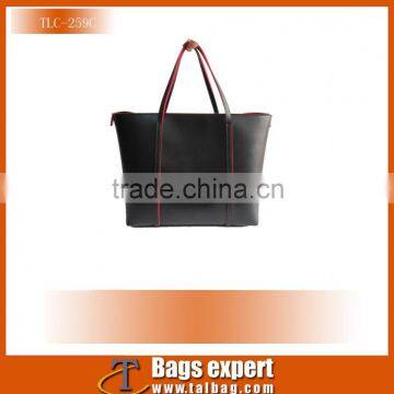 New arrival PU Shopping bags tote bag for Lady 2016,PU for main body and handle