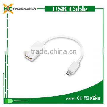 OTG adapter cable for Samsung Note 3 Data cable for samsung S5