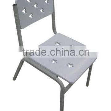 Unique design stainless steel chair CA05