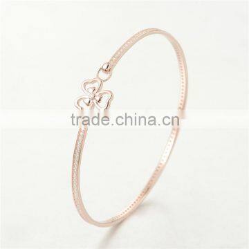 2016 European Style Simple Design Rose Gold Bangle Bracelet photo-4