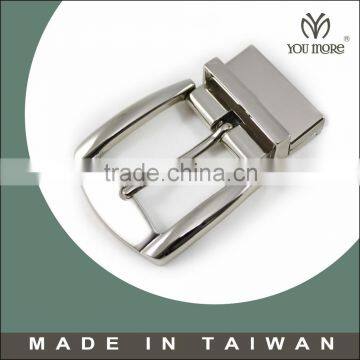 High quality trendy zinc alloy custom rose silver belt buckle