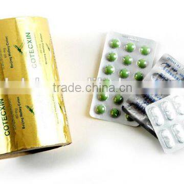 High quality PTP pharmaceutical aluminium blister foil