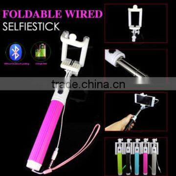 Extendable Folding Monopod Phone Selfie Stick / Phone Remote Shutter / Phone Holder Remote Shutter Monopod photo-3
