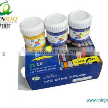 6colors 22ml Glass paint