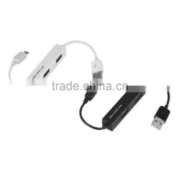 MINI USB OTG Cable for Iphone and Low-cost High-speed Plastic Casing 4 Port Usb 2.0 Hub photo-5