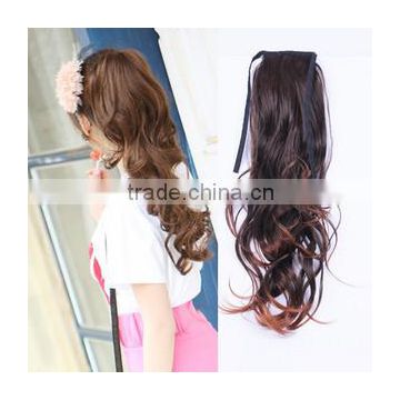 Finest Quality Luxury Honest 100% Remy Human Hair Clip on Warp pony tail Hair Extension