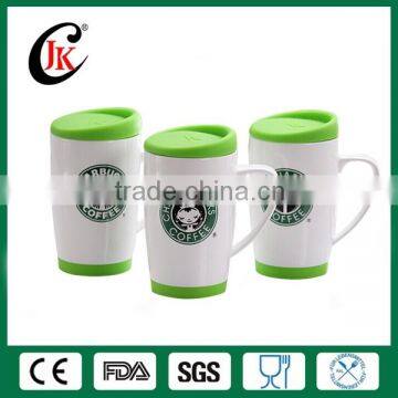 Promotional 12oz starbucks ceramic mug,ceramic starbucks city mug with lid