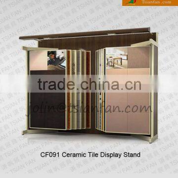 CF091 nature Stone Sample Board Display Stand / Ceramic display rack
