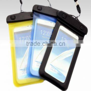 Hight quality mobile phone PVC waterproof bag for all about 6 inch phone