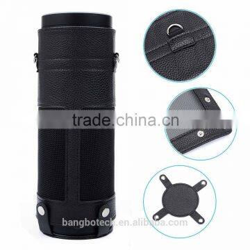 2016 Newest Hot Selling Leather Carry Bag of Bluetooth Speaker Protective Leather Cover for Amazon Echo Wireless Speaker photo-3