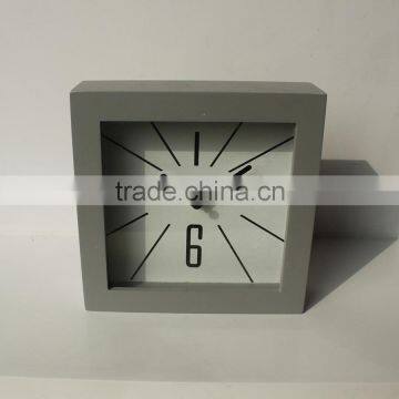 Wooden funny desk clock