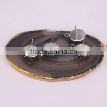 Fashion Evil Eye Shell Earring, Pave Crystal Stud Earrings, Charm Shell Gem Earrings photo-2