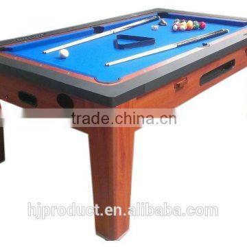 6' Factory prize wooden Classic stylish 3 in 1 Multi games table. Pool table, air hockey table, Dinning table